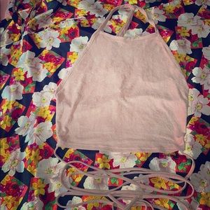 Half tie around top